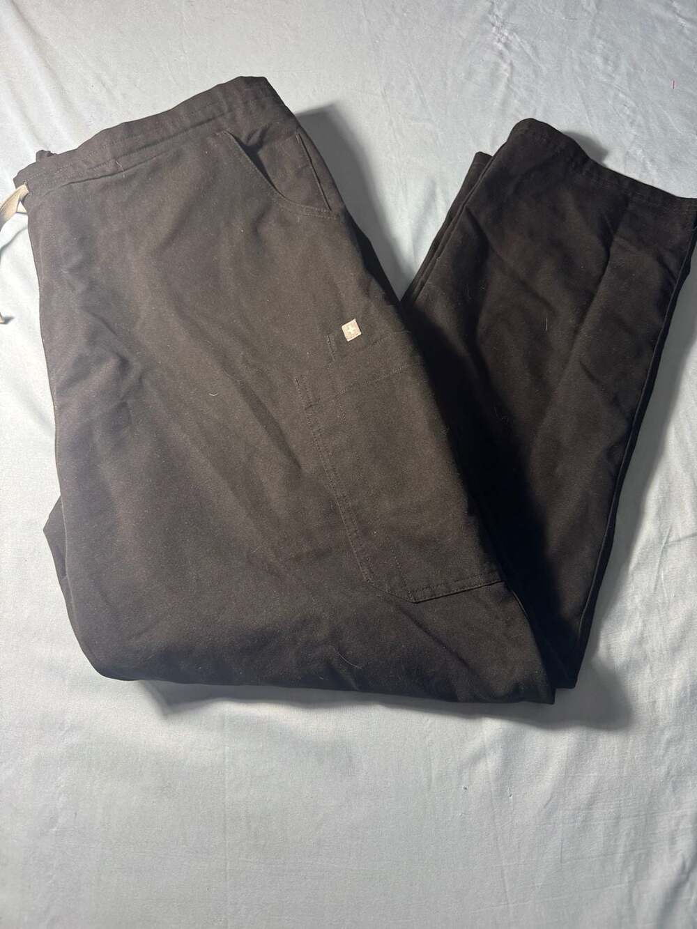 Figs Technical Collection Scrub Pants XL Black Cargo